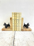 Vintage dog bookends