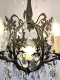 Stunning antique birdcage chandelier
