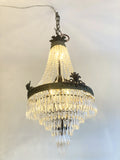 Vintage empire chandelier with waterfall icicles