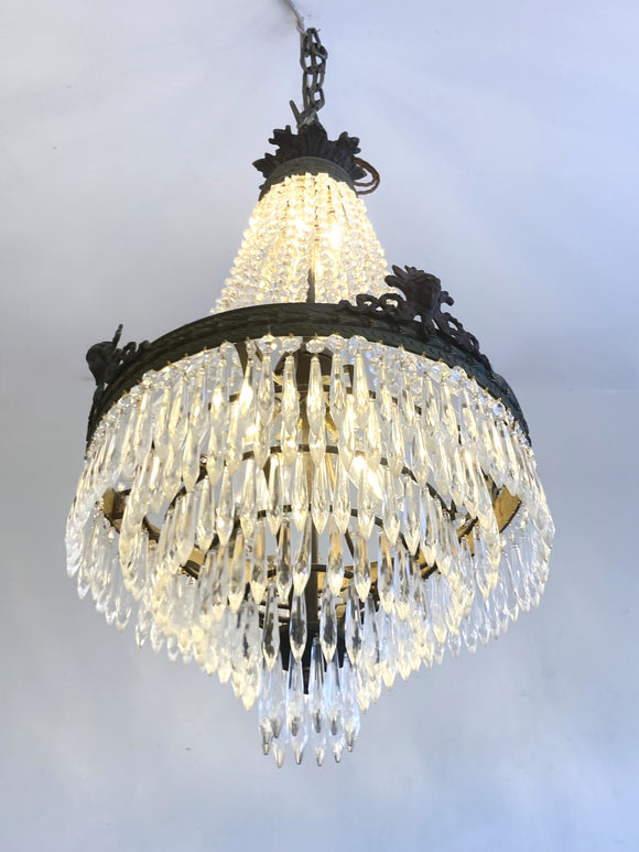 Vintage gilt wheatsheaf A