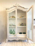 Painted antique French armoire