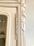 Painted antique French armoire