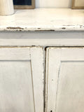 Painted Victorian school cupboard