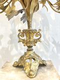 Pair of antique French chapel candelabra