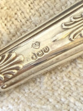 Vintage cheese knife with sterling silver handle