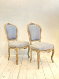 Pair of antique Louis XV style chairs