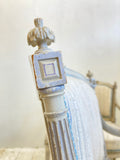 Pair of antique Louis XVI style fauteuil