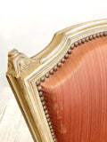 Pair of vintage Louis XVI bergere chairs