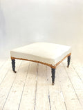 Stripped C19th French footstool