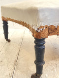 Stripped C19th French footstool
