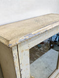 Pair of painted French oak bedsides