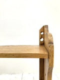 Victorian pine wall shelf