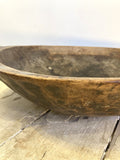 Large antique Hungarian dough bowl