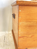 Victorian pine trunk
