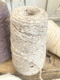 Collection of old wool cones
