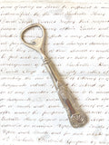 Vintage silver plated bottle opener