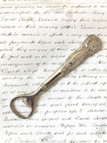 Vintage silver plated bottle opener
