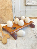Old oak egg stand