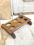 Old oak egg stand