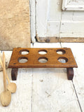 Old oak egg stand