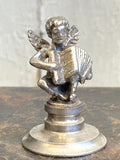 Set of 6 muscial putti placecard holders