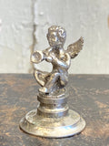 Set of 6 muscial putti placecard holders