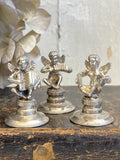 Set of 6 muscial putti placecard holders