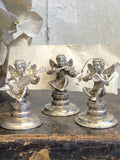 Set of 6 muscial putti placecard holders