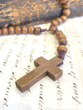 Vintage wooden rosary