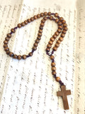 Vintage wooden rosary
