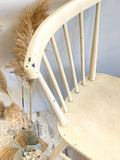 Vintage farmhouse kitchen chair with original paint
