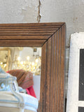 1940's oak framed mirror