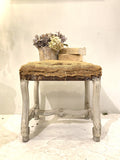 C19th French painted stool for recovering