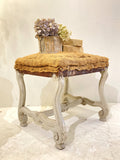 C19th French painted stool for recovering