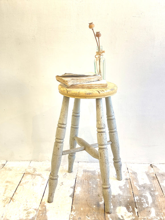 Early 1900's painted stool