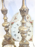 Pair of large chapel candlesticks