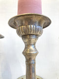 Pair of large chapel candlesticks