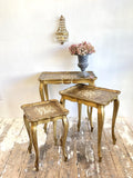 Vintage Florentine nest of tables
