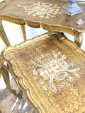 Vintage Florentine nest of tables