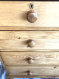 Victorian pine chest of drawers