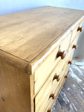 Victorian pine chest of drawers