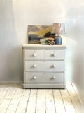 Painted Victorian chest of drawers