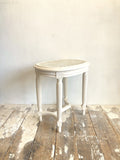 French caned top stool