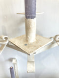 Pair of iron 4 branch wall sconces