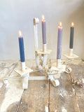 Pair of iron 4 branch wall sconces