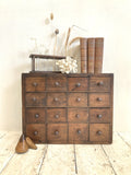 Antique tabletop drawers