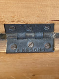 Victorian pine trunk with original paint and Cobham label