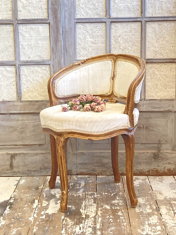 Antique French bedroom chair