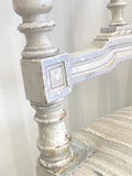 C19th French chair with original paint B
