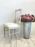 C19th French chair with original paint B